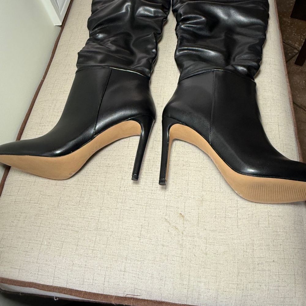 Style & Co. Black Over-the-Knee Stiletto Boots